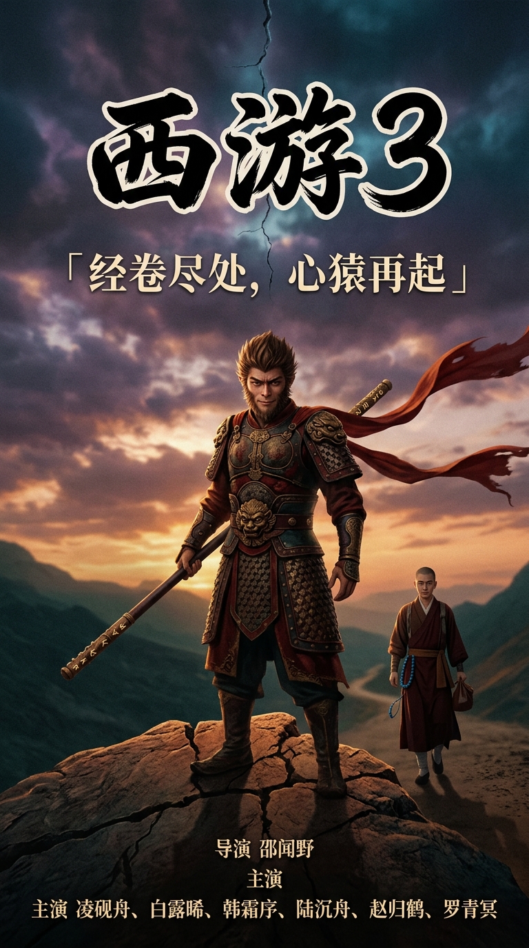 《西游3》主视觉海报